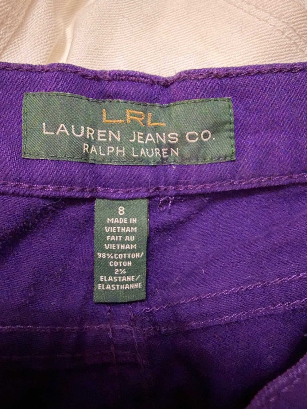 Ralph Lauren Purple Straight-Leg Pants - Picture 4 of 5